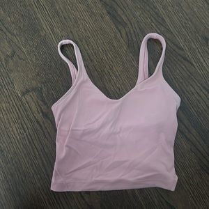 Pink lululemon align tank